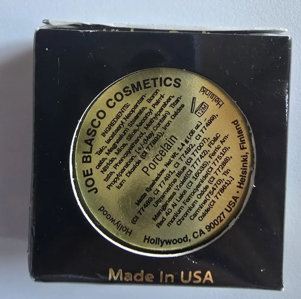 Joe Blasco Cosmetics Matte Eyeshadow Porcelin 1.4g
